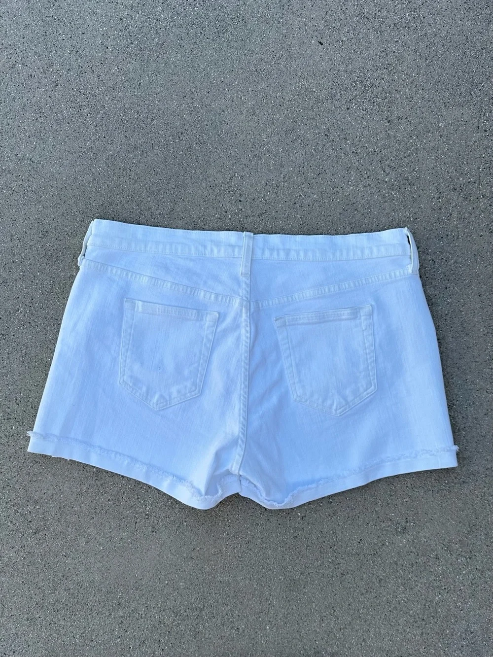 J. Crew Trademark Denim mid-rise shorts with raw hem cuffs - Size 31